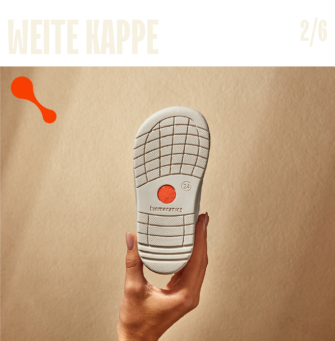 Wir möchten, dass die Zehen der Kleinen frei bewegen können und sich ohne Einschränkungen entwickeln.