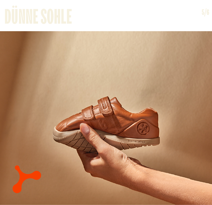 Eine Sohle, die ein besseres Terraingefühl ermöglicht, aber gleichzeitig maximalen Schutz vor möglichen Hindernissen bietet.